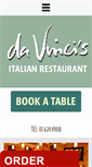 Mobile Screenshot of davincis.ie